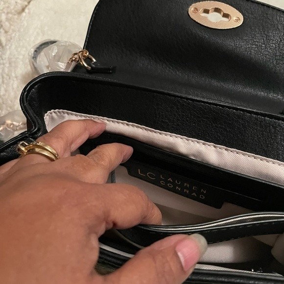 NWOT- LC Lauren Conrad Women’s Crossbody Mini Bag - Picture 7 of 10